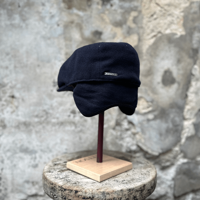 Stetson Kent Wool/Cashmere Earflap Blauw