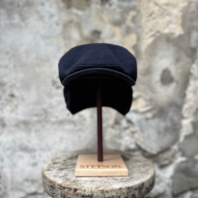 Stetson Kent Wool/Cashmere Earflap Blauw