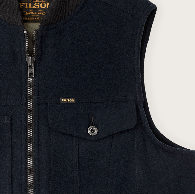 Filson Spokane Insulated Work Vest Navy