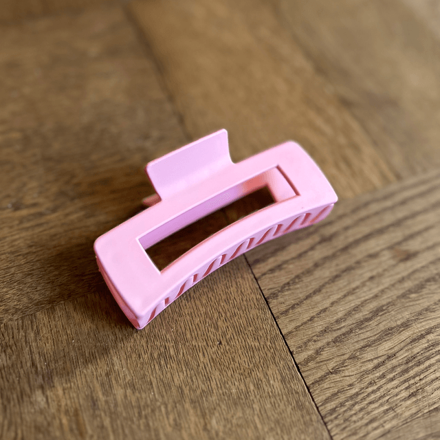 Haarklem Matte Recht XL Soft Pink