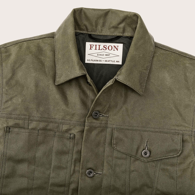 Filson Thin Cloth Short Lined Cruiser Military Green
