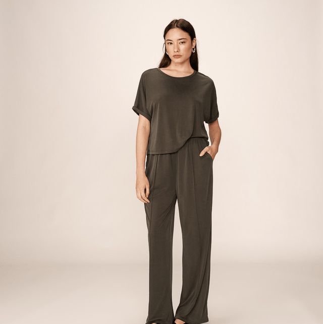 Soft Modal T-Shirt Kaki