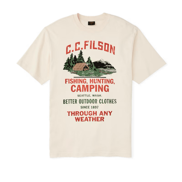 Filson Frontier Graphic T-Shirt Birch Camping