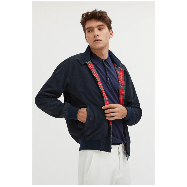 Baracuta G9 Suede Navy 