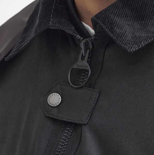 Barbour Re-Engineered Spey Waxed Jacket Classic Black