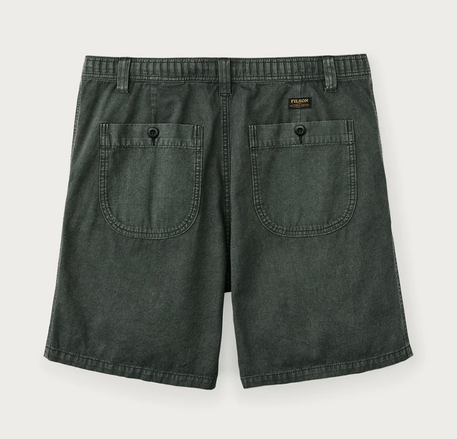 Filson Oakville Canvas Shorts Gravel
