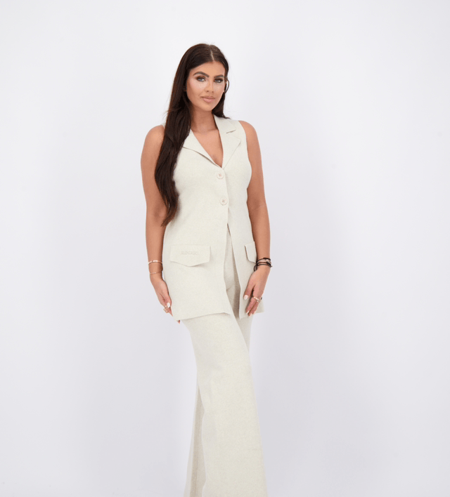 Reinders Camilla Knitwear Pants Creme