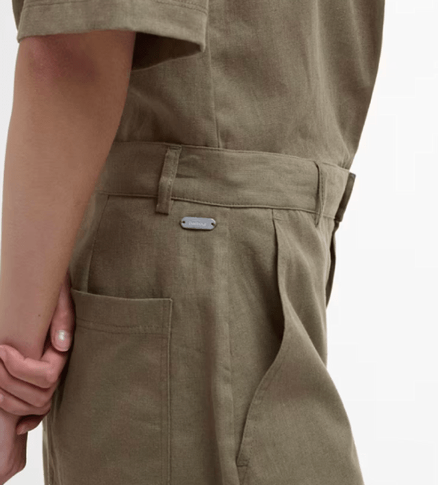 Barbour Cary Shorts Dusky Green 