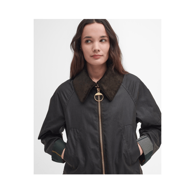 Barbour Allerston Waxed Jacket Olive