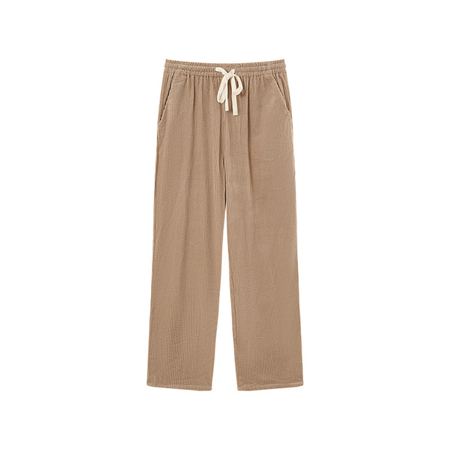 Corduroy Trousers Beige