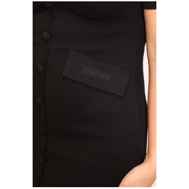 Reinders Celine Button Top Black