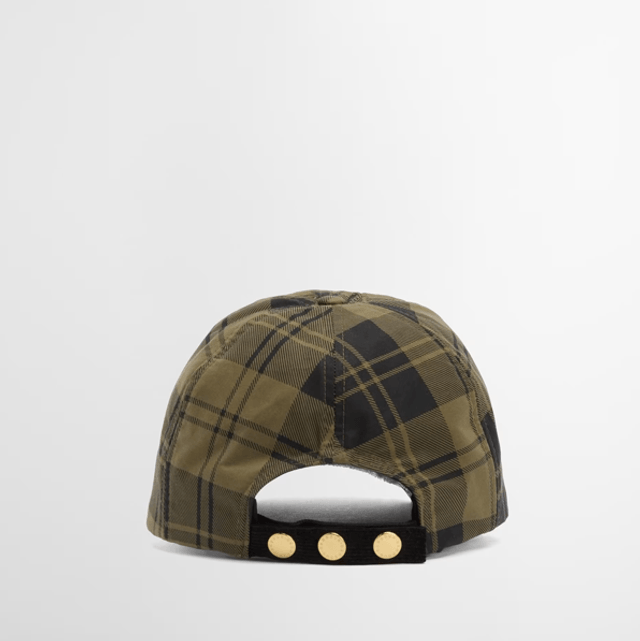 Barbour Elaine Check Cap Olive 