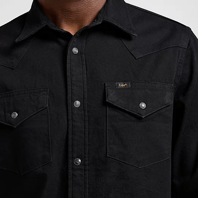 Lee Jeans Regular Western Shirt Black