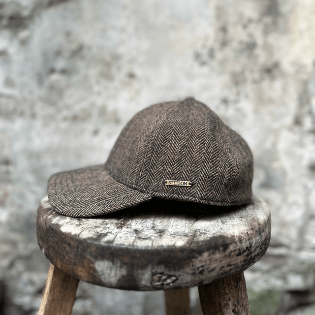 Stetson Baseball Cap Herringbone Bruin 