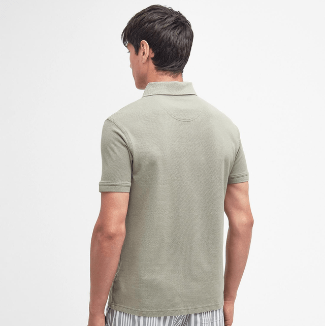 Barbour Sports Polo Shirt Dusty Green
