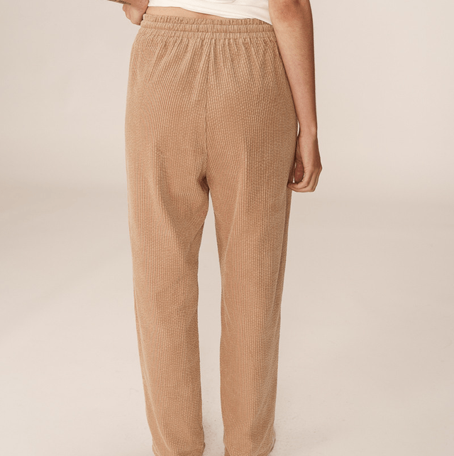Corduroy Trousers Beige