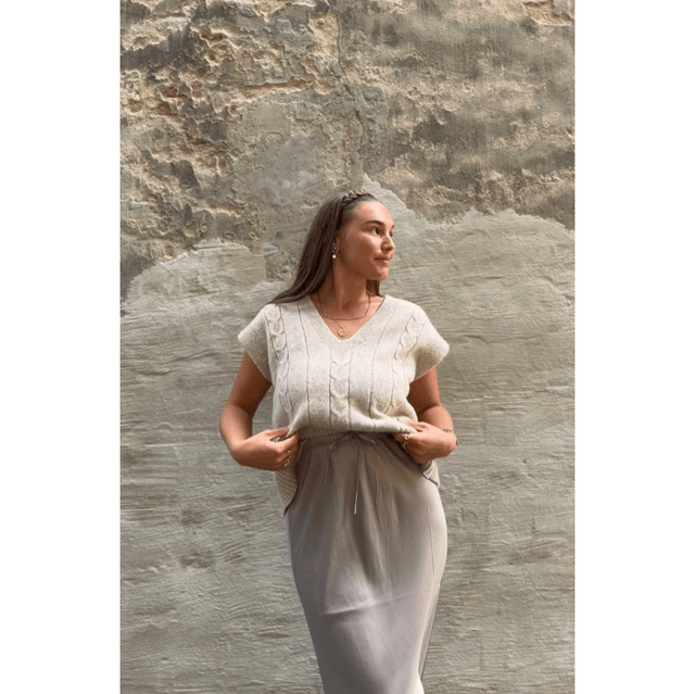 CLAIRE SKIRT TAUPE