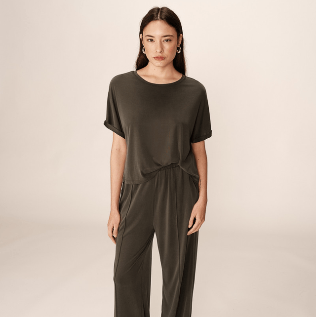 Soft Modal T-Shirt Kaki