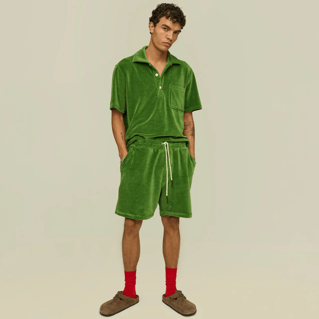 OAS Penny Green Velours Short 