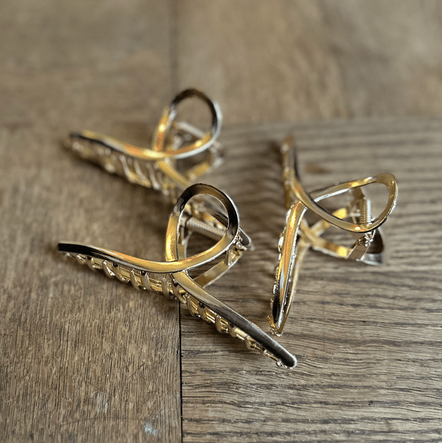 Haarklem Elegant Swirl Gold