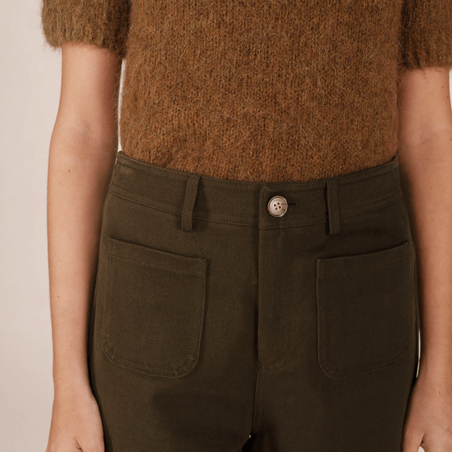 Sole Pantalon Dark Green