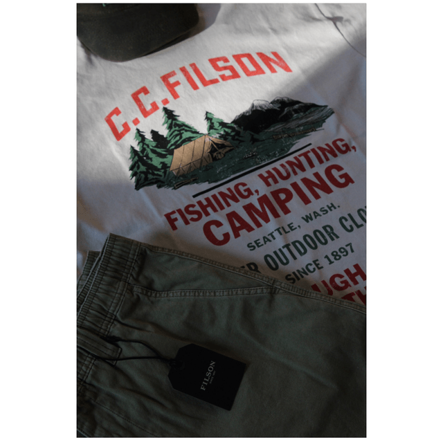 Filson Frontier Graphic T-Shirt Birch Camping