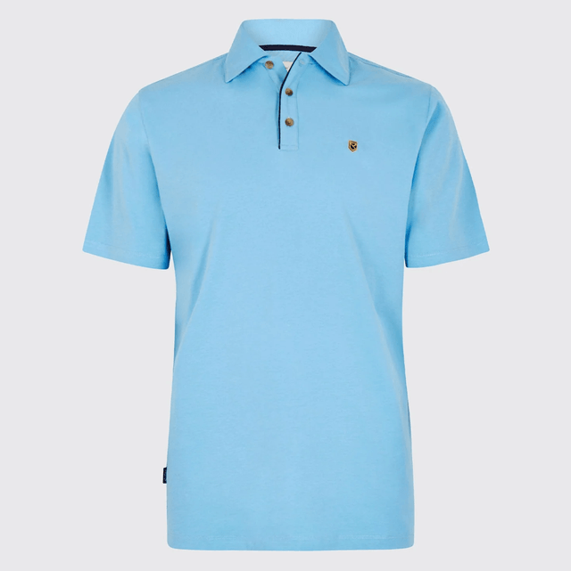 Dubarry Kilmurray Men’s three-button polo - Azure
