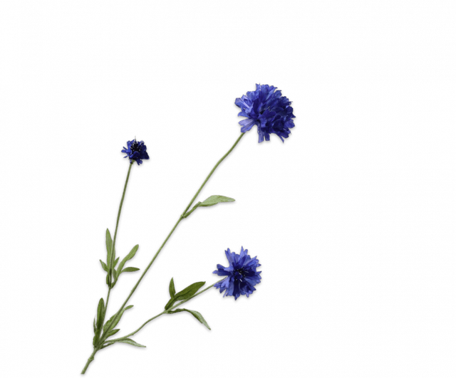 Silk-Ka Korenbloem tak donker lavendel