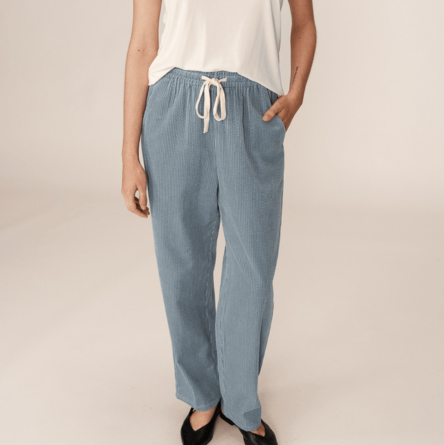 Corduroy Trousers Blue