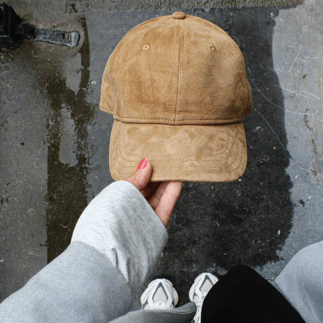 Stetson Baseball Cap Goat Suede Brown