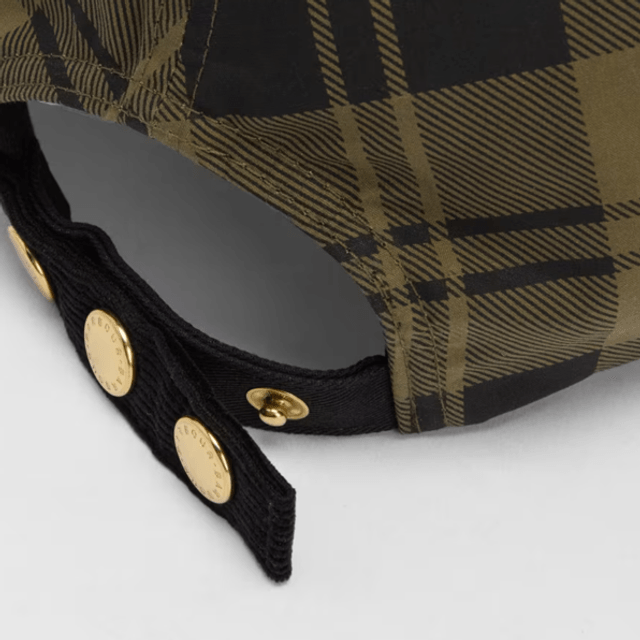 Barbour Elaine Check Cap Olive 