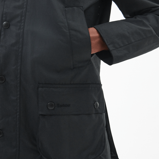 Barbour Ashby Waxed Jacket Black Classic