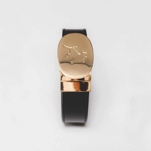 Lois Jeans Leather Belt Black Brown 