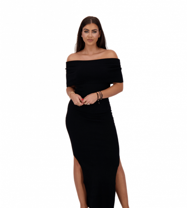 Reinders Chloe Knitwear Dress Black