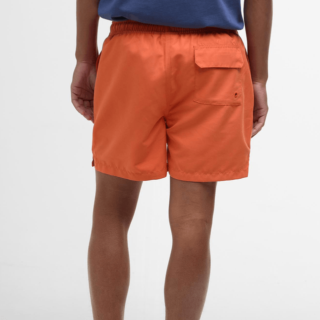 Barbour Logo Swim Shorts Horizon Orange