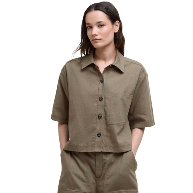 Barbour Cary Shirt Dusky Green