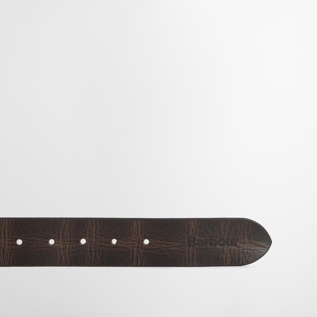 Barbour Deveron Leather Belt Brown