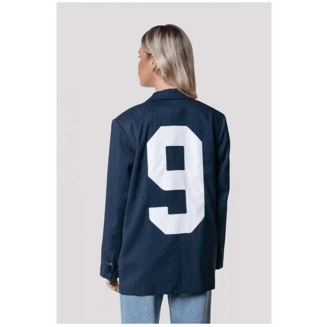 Jesra Stripe Blazer Dark blue