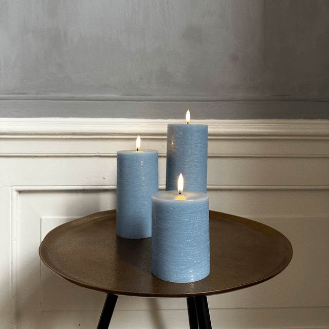 Stompkaars Rustiek Hazy Blue 7,8 X 10