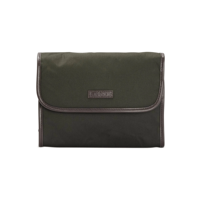 Barbour Wax Hanging Washbag 