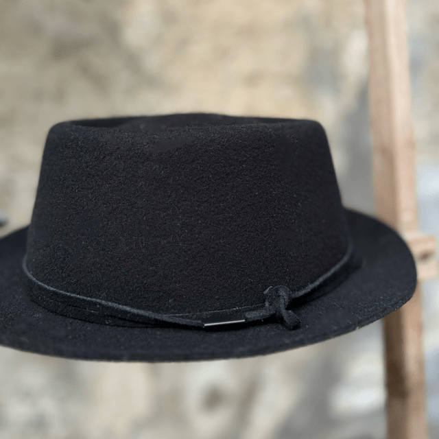 Stetson Pork Pie Woolfelt Black 