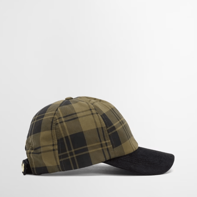 Barbour Elaine Check Cap Olive 