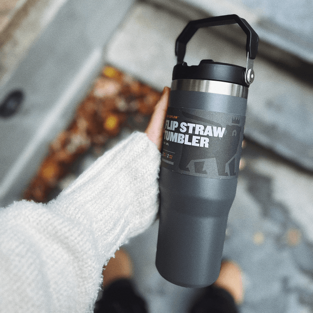 Stanley IceFlow™ Flip Straw Tumbler 0.89L Charcoal
