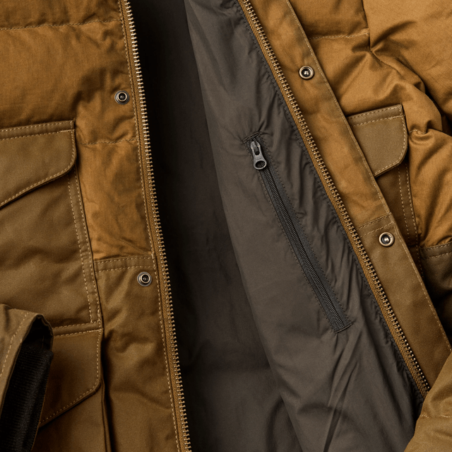 Filson Down Cruiser Jacket Dark Tan