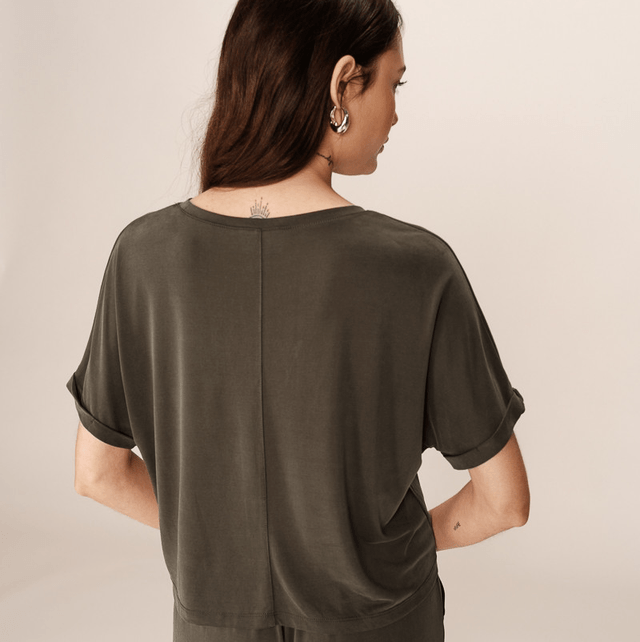 Soft Modal T-Shirt Kaki