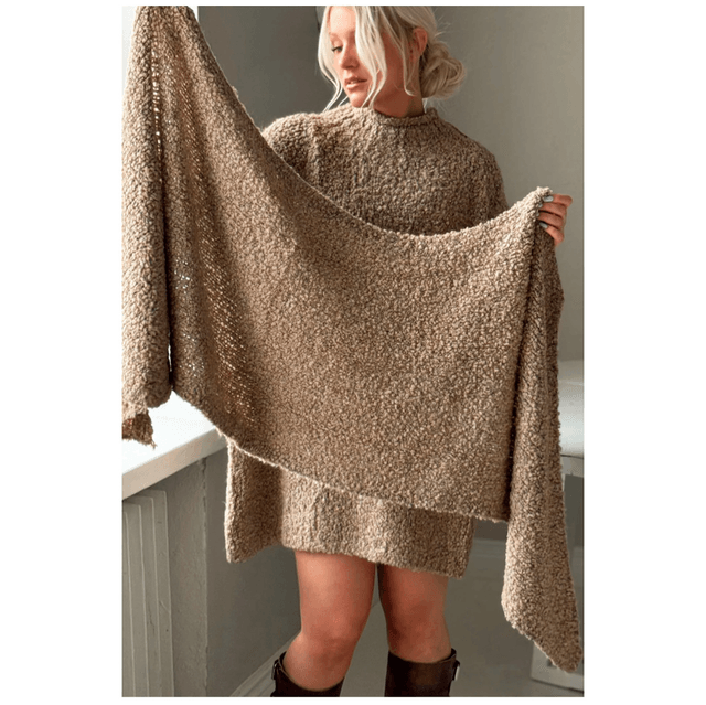 Boucle Sjaal Caramel 