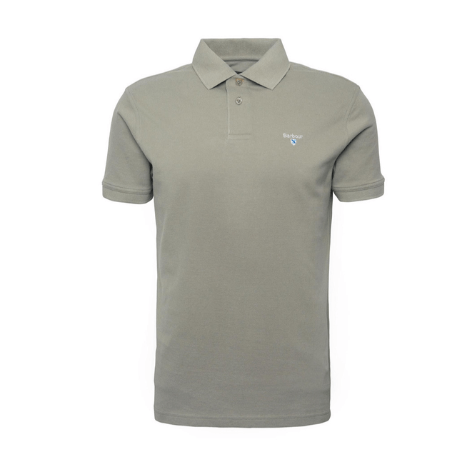 Barbour Sports Polo Shirt Dusty Green