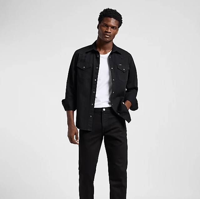 Lee Jeans Regular Western Shirt Black