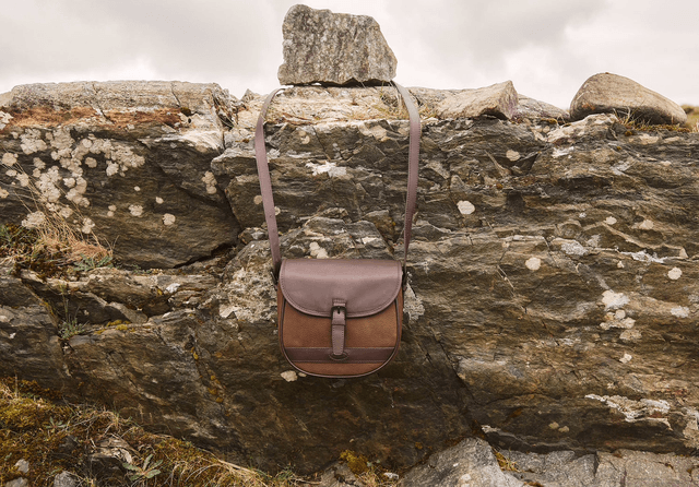 Dubarry Clara Ladies Leather Saddle bag - Walnut