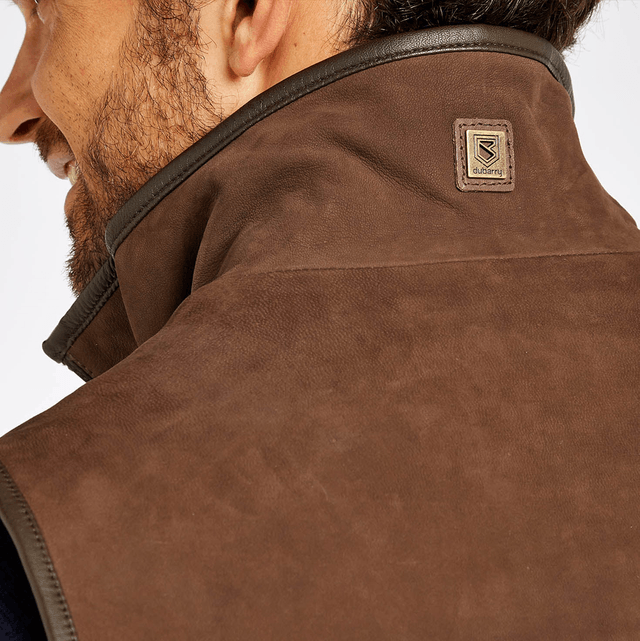 Dubarry Dunhill Leren Bodywarmer - Walnut